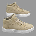 Men's khaki extra-large casual sneakers