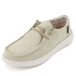 Men's khaki casual canvas sailing-inspired shoes