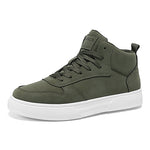 Men's large-size green sporty sneakers