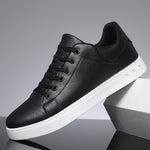 Men's leather-look lace-up shoes for everyday wear