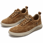 Men's low-top nubuck sneakers for casual everyday outfits