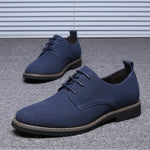 Men's plus size casual shoes with British-inspired styling