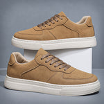 Side view of men's retro casual skate shoes