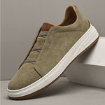 Men's soft casual walking shoes with rubber sole